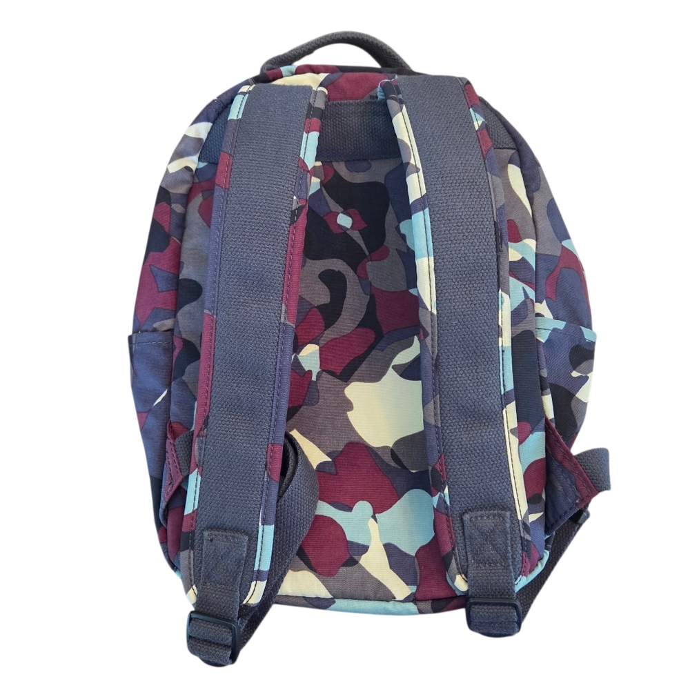 Kipling Seoul Small Camo Backpack Travel Daypack Camo L Tonal - Picture 9 of 16